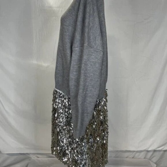 NEW ANTHROPOLOGIE X MARE Women's Sweater Dress Long Sleeve Knit Sequin Size 3X - Picture 6 of 6